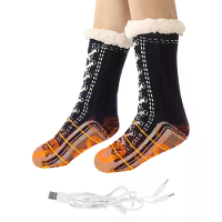 Buiten Winter Sporten Thermische Elektrische Verwarmde Sokken Dames Winter Warme Sok Zachten Vrouwelijke Cadeaus Antisli