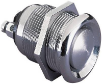 Bulgin MP0013 MP0013 Vandalismebestendige druktoets 50 V 1 A 1x uit/(aan) Moment (Ø x l) 22 mm x 35.2 Mm 1 stuk(s)
