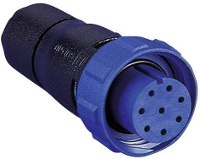 Bulgin PX0410/06S/4550 Ronde connector Stekker, recht Totaal aantal polen: 6 Serie (ronde connectoren): PX04 1 stuk(s)