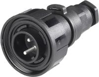 Bulgin PX0731/P Ronde connector Stekker, recht Totaal aantal polen: 3 Serie (ronde connectoren): PX07 1 stuk(s)