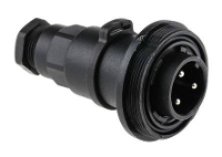 Bulgin PX0732/P Ronde connector Stekker, recht Totaal aantal polen: 3 Serie (ronde connectoren): PX07 1 stuk(s)
