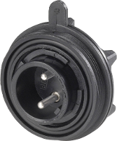 Bulgin PX0735/P Ronde connector Stekker, inbouw Totaal aantal polen: 2 Serie (ronde connectoren): PX07 1 stuk(s)