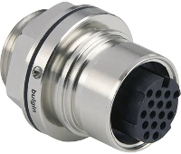 Bulgin PXM6012/16S/CR Ronde connector Bus, inbouw Totaal aantal polen: 16 Serie (ronde connectoren): Buccaneer 6000 1 stuk(s)