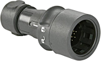 Bulgin PXP6010/08P/CR/0709 Ronde connector Stekker, recht Totaal aantal polen: 8 Serie (ronde connectoren): Buccaneer 6000 1 stuk(s)