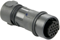 Bulgin PXP6011/03P/ST Ronde connector Stekker, recht Totaal aantal polen: 3 Serie (ronde connectoren): PXP 1 stuk(s)