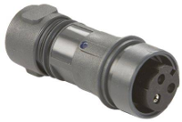 Bulgin PXP6011/03S/ST/0507 Ronde connector Koppeling, recht Totaal aantal polen: 2 + PE Serie (ronde connectoren): Buccaneer 6000 1 stuk(s)