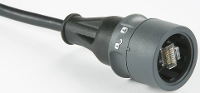 Bulgin PXP6037/2M00 RJ45 Netwerkkabel, patchkabel CAT 5e S/FTP 2.00 M Zwart Afgeschermd, PUR mantel, Waterdicht 1 stuk(s)