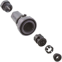 Bulgin PXP7011/02S/ST/1113 Ronde connector Koppeling, recht Totaal aantal polen: 2 Serie (ronde connectoren): Buccaneer 7000 1 stuk(s)