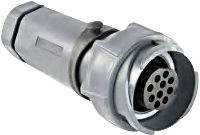 Bulgin PXP7011/02P/ST/1113 Ronde connector Stekker, recht Totaal aantal polen: 2 Serie (ronde connectoren): Buccaneer 7000 1 stuk(s)
