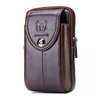 BULLCAPTAIN Echte Leren Heuptas Heren Kleine Fanny Riementas Reis Telefoon Pouch Mannen Werk Leren Heuptas