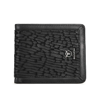 BULLCAPTAIN Heren Echt Leren Portemonnee Zakelijk Casual Contant Geld Clip Multifunctioneel RFID Antimagnetisch Multi Ka