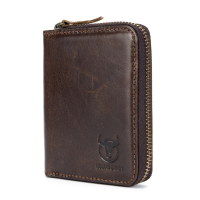 Men Rfid Antimagnetic Genuine Leather 10 Card Slots Wallet