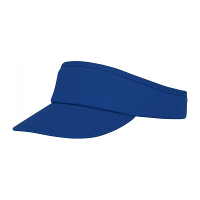 Blauwe zonneklep pet voor volwassenen