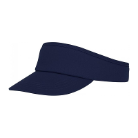 Bullet Sunvisor Zonneklep   volwassenen   donkerblauw   katoen   verstelbaar   dames/heren