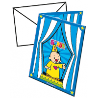 Bumba kinderfeestje uitnodigingen 16x stuks   Feestartikelen   karton   verjaardag in thema