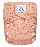 Bumbuns Easy Herbruikbare Luier Dandelion Apricot Klittenband