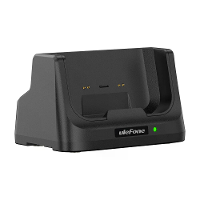 Bureau Oplaad Dock Pogo Pin Contact Draadloze Oplader Dock met Dubbele Uitgang Oplader Stand voor Ulefone Rugking voor U