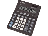 Bureaurekenmachine Citizen Office Cdb 1201 Zwart Aantal Displayposities: 12 Werkt Op Zonne Energie, Werkt Op Batterijen