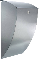 Burg WÃ¤chter 32420 MILANO 3843 ES Brievenbus RVS Zilver Sleutelslot