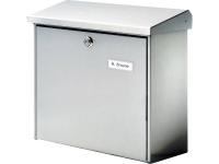 Burg WÃ¤chter 4190 COMFORT 3913 NI Brievenbus RVS Zilver Sleutelslot