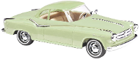 Busch 43109 H0 Auto Borgward Isola Coupé