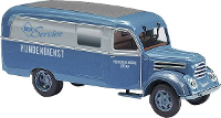 Busch 51803 H0 Vrachtwagen Robur Garant K 30 bestelwagen Kundendienst van de Robur fabriek in Zittau