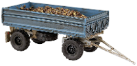 Busch 53017 H0 Aanhanger IFA HW60