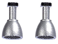 Busch 5999 H0 Halverlichting Dubbel Kant en klaar model 2 stuks