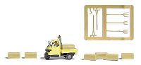 Busch 7934 H0 Landbouw Piaggio Hooitransport