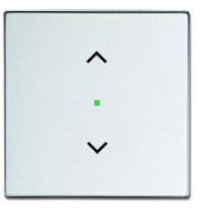 Busch Jaeger 2CKA006220A0039 Afdekking 1 voudig free@home Witaluminium (RAL 9006), Aluminium 1 stuk(s)