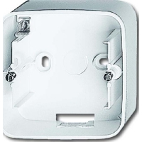 Busch Jaeger 2CKA001799A0436 Opbouwbehuizing 1 voudig Wit, Verkeerswit 1 stuk(s)