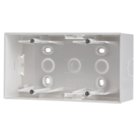 Busch Jaeger 1702 914 Opbouwbehuizing Accessoire 2 voudig Busch balance SI Alpine wit 1 stuk(s)