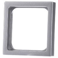 Busch Jaeger 2CKA001710A3677 UAE , IAE , ISDN contactdoos, TAE contactdoos, Televisie, radio Frame 1 voudig Future lineair Aluminium, Witaluminium (RAL 9006) 1