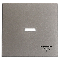 Busch Jaeger 2CKA001751A2951 Wipschakelaar licht Afdekking Future lineair Witaluminium (RAL 9006), Aluminium 1 stuk(s)