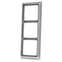 Busch Jaeger 2CKA001730A0280 Frame Frame 3 voudig Allweather 44 (IP44) Aluminium, Witaluminium (RAL 9006) 1 stuk(s)