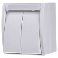 ABB 2CKA001484A0379 Toets IP44 Alpine wit