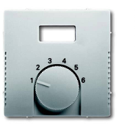 Busch Jaeger 2CKA001710A3761 Temperatuurregelaar Afdekking Puur RVS RVS 1 stuk(s)