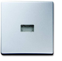 Busch Jaeger 2CKA001731A1965 Knop Afdekking Allweather 44 (IP44) Witaluminium (RAL 9006), Aluminium 1 stuk(s)