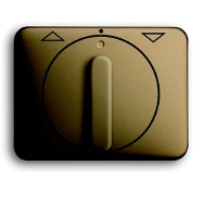 Busch Jaeger 2CKA001753A1175 Jaloezie schakelaar, Jaloezie schakelaar/ knop Afdekking Alpha Nea, Alpha exclusive Brons 1 stuk(s)