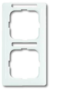 Busch Jaeger 2CKA001754A4059 Frame Frame 2 voudig Zuiver wit (RAL 9010), Wit 1 stuk(s)