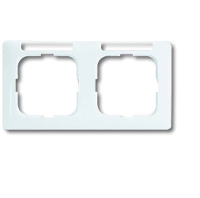 Busch Jaeger 2CKA001754A4060 Frame Frame 2 voudig Zuiver wit (RAL 9010), Wit 1 stuk(s)