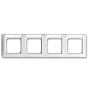 Busch Jaeger 2CKA001754A4551 Frame Frame 4 voudig Wit, Zuiver wit (RAL 9010) 1 stuk(s)