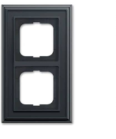 Busch Jaeger 2CKA001754A4679 Frame Frame 2 voudig Zwart grijs, Antraciet 1 stuk(s)