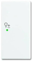 Busch Jaeger 2CKA006220A0367 Afdekking 2 voudig free@home Zuiver wit (RAL 9010), Wit 1 stuk(s)