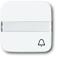 Busch Jaeger Afdekking Wipschakelaar bel Zuiver wit (RAL 9010), Wit 2CKA001731A0538