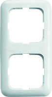 Busch Jaeger 2 voudig Frame Reflex SI Alpine wit 2512 214