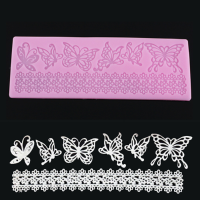 Butterfly Lace Fondant Cake Mould Chocolate Craft Mold Silicone Tools
