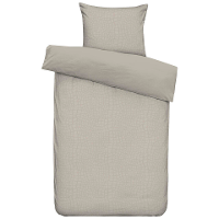 Leen Bakker   Dekbedovertrek Cozy Contour   Zand   140x220 Cm   Polyester   Beige#Grijs
