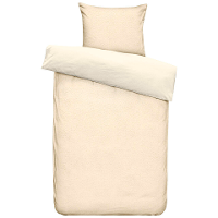 Leen Bakker   Dekbedovertrek Teddy Favorite Fuzzle   Off white   140x220 Cm   Teddy/Polyester   Wit