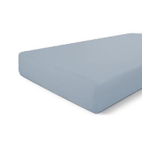 Byrklund   Hoeslaken Katoen   80x200 cm   Blauw